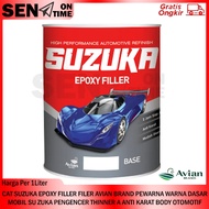 SUZUKA EPOXY FILLER FILER PAINT AVIAN BRAND SU ZUKA COLOR DYE CAR BASE PER CAN 1 LITER KILO THINNER 