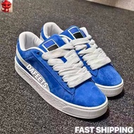 Size 36-45 Daf Suede XL Blue Shoes Thick Cotton Shoes Sneakers Rubber Shoes For Men And Women Unisex