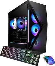 iBUYPOWER Slate Gaming PC Desktop Computer AMD Ryzen 7 8700F CPU, NVIDIA GeForce RTX 5070 12GB GPU,