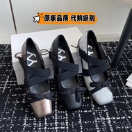 [1: 1 Development] Niche Street Wear OpenYY 24ss Korean Retro Ballet Shoes New Style Continues to Be