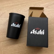 ASAHI 啞黑色杯 隔熱設計 特別適合飲啤酒 延長啤酒冰凍感覺