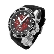 TISSOT T120.417.17.421.00 T1204171742100 Men's Watch SEASTAR 1000 CHRONOGRAPH Quartz 45.50mm Rubber Red Gradient Black