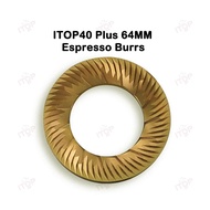 ITOP Burrs for Espresso/Pourover/Multifunctional 64MM Flat Titanium Burrs Powder Grinding Machine Ac