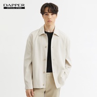 DAPPER เสื้อแจ็คเก็ต Waffle Textured Jacket สีครีม