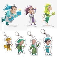Standee MBTI Mica Keychain 16 Personality Groups Acrylic Model Study Desk Decoration Gift INFP ENFP 