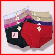 Ladies Panties XB Cotton Women Underwear Size M-2XL Seluar Dalam Wanita Spender Perempuan 全棉百合花女士中腰三