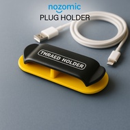 4x Thread Holder Power Cable Holder Plug Hanger Plug Holder Wall Hook Mounted Hanger Pemegang Wayar