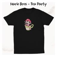 Mario Bros Tea Party Game T-Shirt