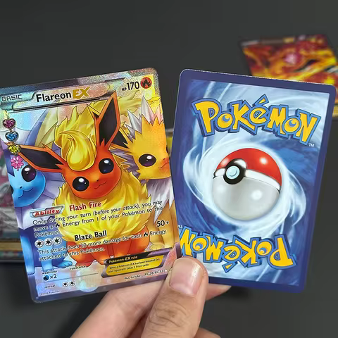 Diy Pokemon Card English Flareon Yveltal Sylveon Shaymin Charizard Ex Collection Anime Card