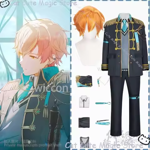 Game Project Sekai VBS Cosplay Shinonome Akito World Link2 Clothes Knight Y2K Coat Pant Punk Idol Un