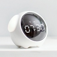 Đồng Hồ Báo Thức Điện Tử Để Bàn Mini Cute Emoji Kiêm Đèn Ngủ Cảm Biến Âm Thanh Có Biểu Tượng Cảm Xúc