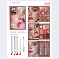 Book Eyeshadow Makeup Book Pearlescent Matte Glitter Lipstick Flip Style Makeup Book