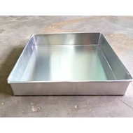 Square Cake Tin / Loyang Kek Segi Empat - 8", 9",10", 11", 12" x 2"H