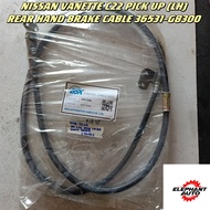 NISSAN VANETTE C22 PICK UP (LH) REAR HAND BRAKE CABLE 36531-G8300