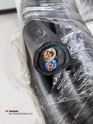 THAI YAZAKI สาย NYY 2x6 Sqmm ตัดยาว 50 เมตร หรือเลือกความยาวได้ครับ