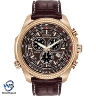 Citizen BL5403-03X Analog Eco-Drive Perpetual Calendar Brown Dial 100M Men's Watch