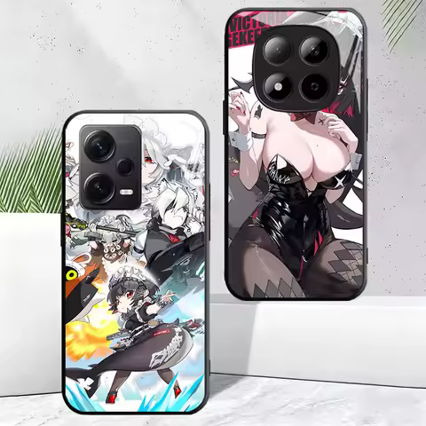Zenless Zone Zero Ellen Joe Tempered Glass Phone Case for Xiaomi Redmi Note 12 13 14 15 Pro Plus + 1
