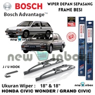 Wiper Depan Mobil HONDA CIVIC WONDER / GRAND CIVIC Sepasang BOSCH