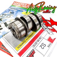 Master CAM AS CAMSHAFT BRT AEROX OLD/LEXI PIN 2 TYPE S1 S2 T1 T2 R1 R2 R3 R4