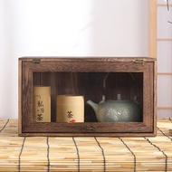 Solid Wood Dustproof Storage Table Top Glass Display Cabinet Hand Cabinet Tea Cabinet Dustproof and Transparent Shoe Storage