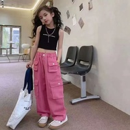 HYS Kids Pants Kids Long Pants Pants For Kids Girl Overalls Girls Spring And Autumn New Childrens Ca