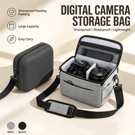 Camera Bag Waterproof Anti Drop Crossbody Sling Beg Kamera Travel Padded Multi Pocket Storage Beg