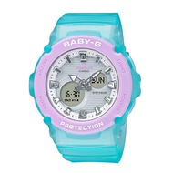 Casio Baby-G (BGA-270-2ADR) Blue Resin Strap Semi-Transparent 100 Meter World Time Watch for Women