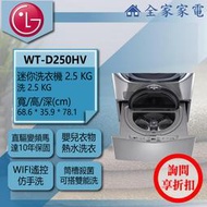 【問享折扣】LG 迷你洗衣機 典雅銀 WT-D250HW【全家家電】