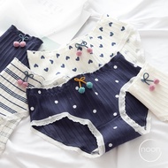 KATUN Noon (Winter Nights) Adult Korean Women's CD Panties Cute Cute Pattern Undies Imported Cotton 