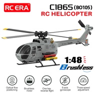 RC ERA C186S BO105 Helicopter Brushless 4CH Airplane 1/48 Optical Flow Positioning 6-Axis Gyro Three