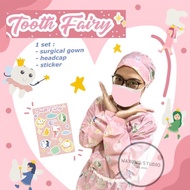 Ready STOCK APD GOWN reusable Cute tooth fairy motif
