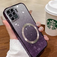 Casing OPPO A94 4G OPPO Reno 5F Reno5 F phone case Softcase Silicone shockproof Cover new design Wireless magnetic charging clear cases