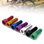 [Ready Stock] Bike Accessories Bike Bottle Holder Screw Durable Kettle Rack Screw Water Bottle Cage Bolts Road Bike Cycling 7 Colors Colorful M5 2Pcs/Set Aluminum Alloy/Multicolor