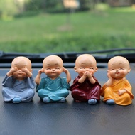 Set of 4 Funny Little Bong Lai to Decorate Car Dashboard, Makes a Meaningful Gift [Premium Product]