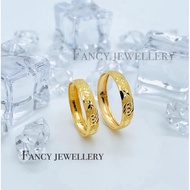 Fancy Jewellery Emas 916 Cincin Rotan Kosong Emas 916 tulen Bajet Emas 916