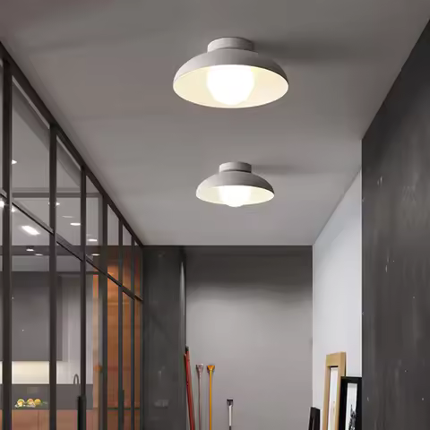 Japanese Style Ceiling Light Modern LED Ceiling Lamp Round G9 5W Indoor Lighting Room Decor For Livi