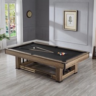 7Ft/8ft/9ft 3 in 1 Standard Pool Table Home Multifunctional Pool Table American Black Eight Snooker 