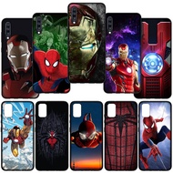 Samsung Galaxy A13 A33 A53 A73 A22 5G Soft Casing Cover GG-EC79 Spider Man Marvel Hero iron Man Spid