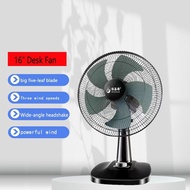Kipas Desktop Floor Fan Table Fan 16 inches Fan Small Fan  5 Blades-3 Speed Mode