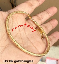 US 10K GOLD BANGLES