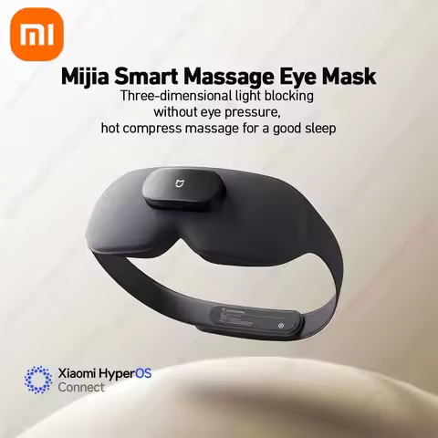 Xiaomi Mijia Smart Massage Eye Mask, 3D Blackout Heat Therapy SPA Vibration Zone Massage 800mAh APP 