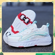 Children's shoes with light-emitting shoes double-wheeled Heelys unisex roller skates size 27-39