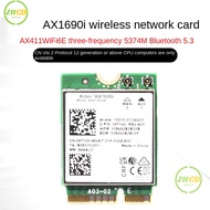 AX 1690i  NEW Wi-Fi 6E AX411 For intel Killer AX1690i WIFI 6E Speed 2.4 Gbps 802.11ax 2.4/5/6GHz Bluetooth 5.3 BT5.3 AX411NGW