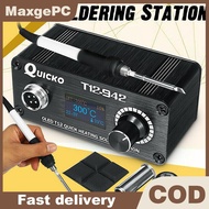 MaxgePC T12-942 Mini OLED Digital Soldering Station T12-907 Handle +T12-K Tip
