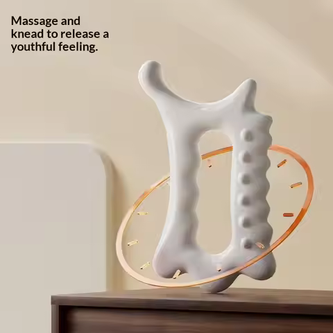 * Ergonomic Versatile Handheld Gua Sha Board For Face & Body - Non-Ceramic, Gua Sha Massage Tool, Re
