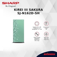 SHARP Kulkas 1 Pintu Kirei III Sakura Series SJ-N162D-SH Green