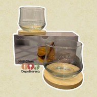 Citinova Gelas Ocha 2 Set Per Dus / Isi 2 pcs Gelas + 2 pcs Tatakkan Kayu / Gelas Minum / Glass Lemo