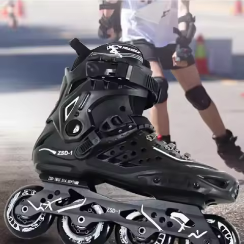 Inline Skates Professional Roller Skate Shoes Slalom Adult Roller Skating Shoes Sliding Free Skate S
