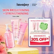 [Bundle 2 in 1] lavojoy Skin Brightening Let It Glow Bundles Body Wash + Body Serums 2in1 3in1 Body 