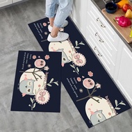 Cute Pet Rug Set – 2pcs (120x40cm + 60x40cm) | Non-Slip Soft Carpet for Home, Bedroom, Bathroom